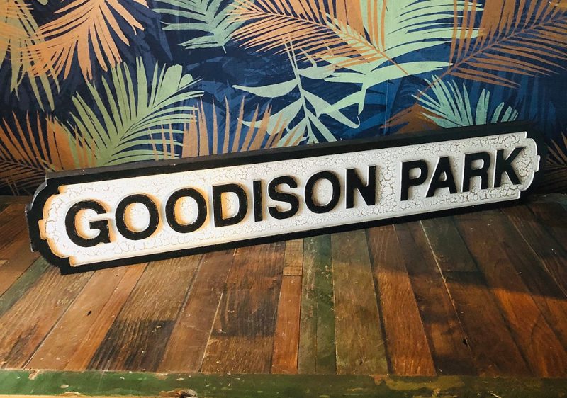 "Goodison Park" Vintage Street Sign