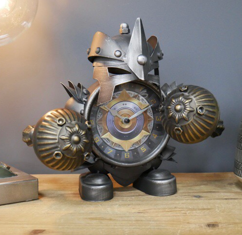 Warrior Shield Clock