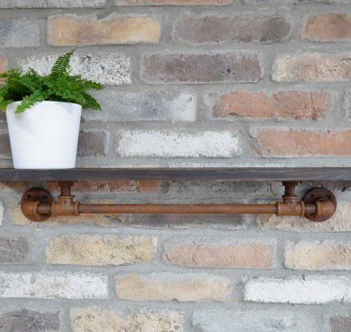 Industrial Pipe Shelving