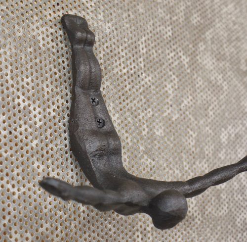 Jumping Man Metal Wall Hook