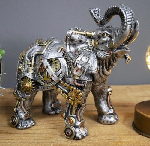 Steampunk Elephant Ornament