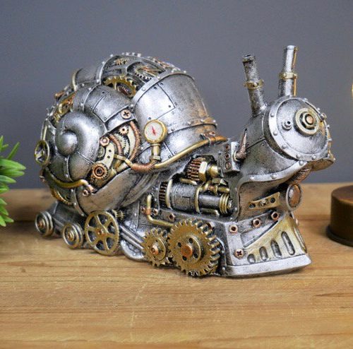 Steampunk Snail Ornament