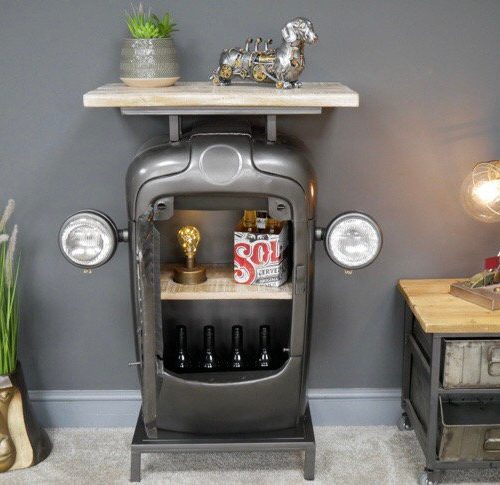 Tractor Bar Cabinet (Grey)