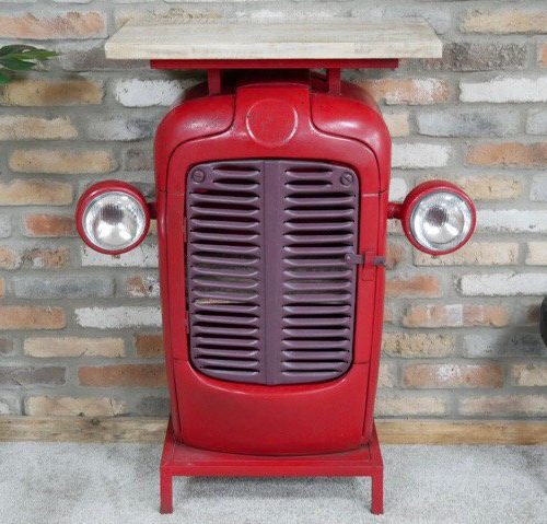 Tractor Bar Cabinet (Red)
