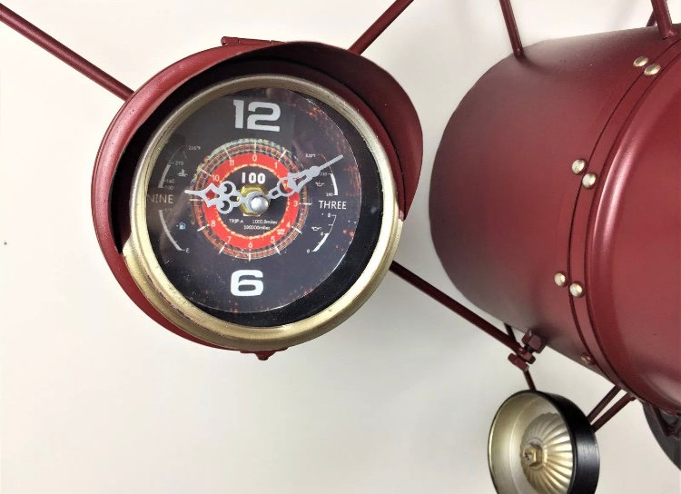 Vintage sales aeroplane clock
