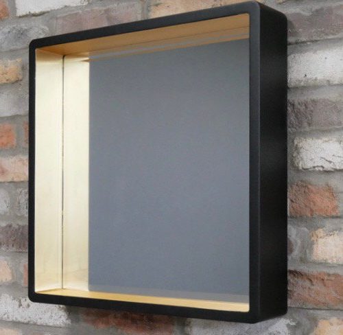 XL Golden Blacked Mirror