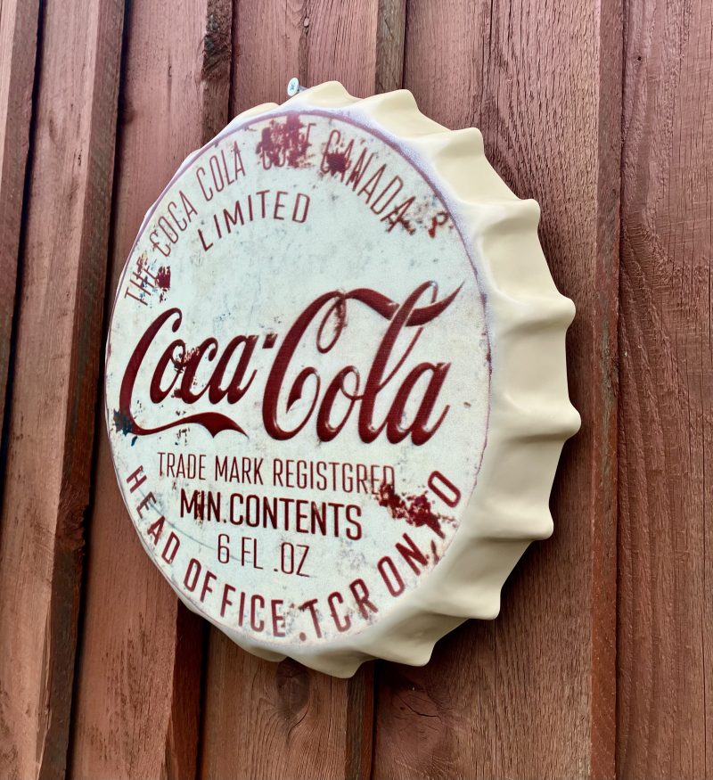 Coca Cola Bottle Top Sign - Image 3