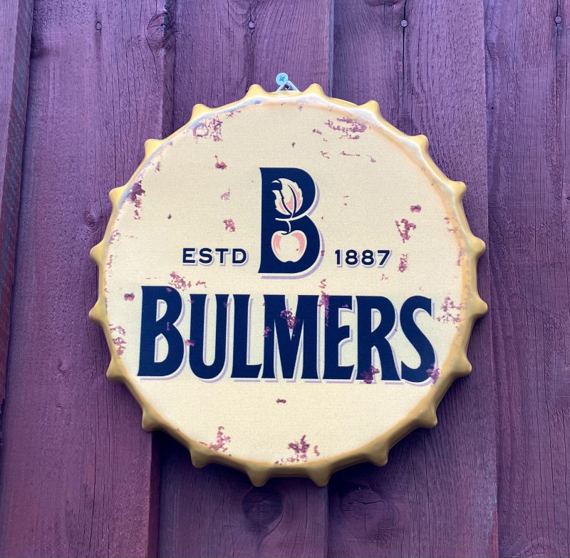 Bulmers Bottle Top Sign
