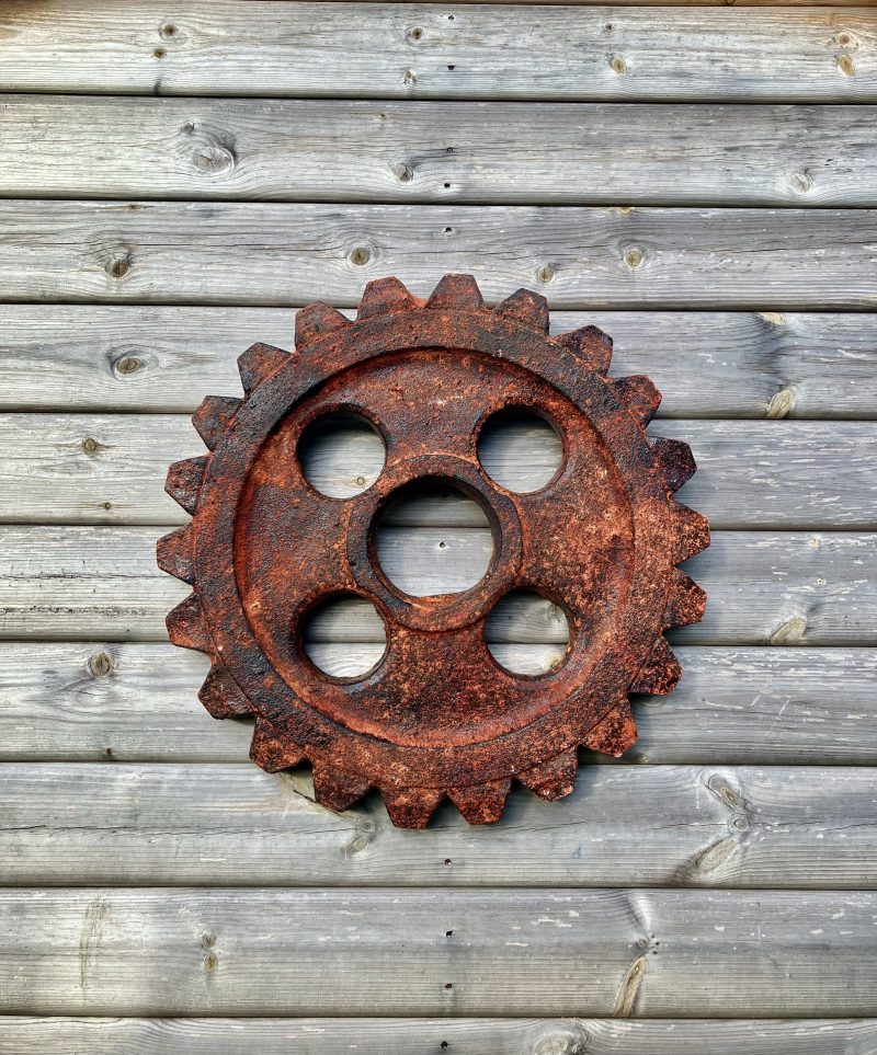 Gear Cog Wall Decoration (Red Tinted) - Image 2