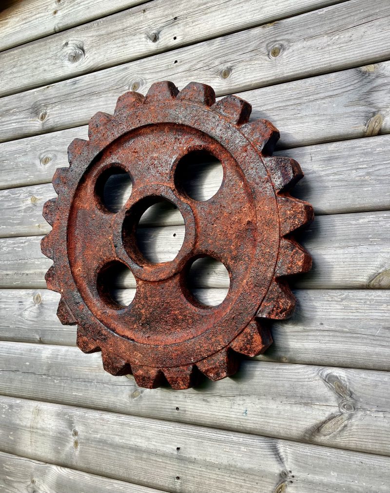 Gear Cog Wall Decoration (Red Tinted) - Image 3