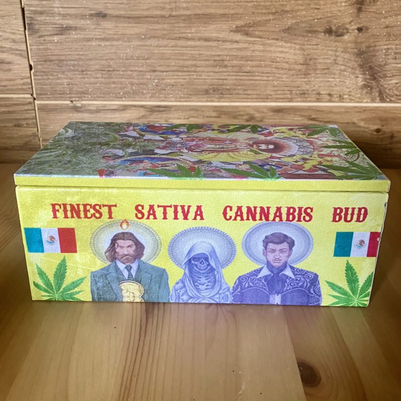 Large Mexican Themed Canabis Box
