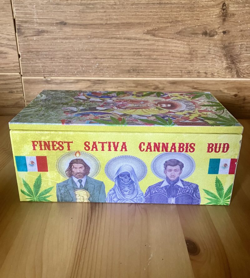 Large Mexican Themed Canabis Box