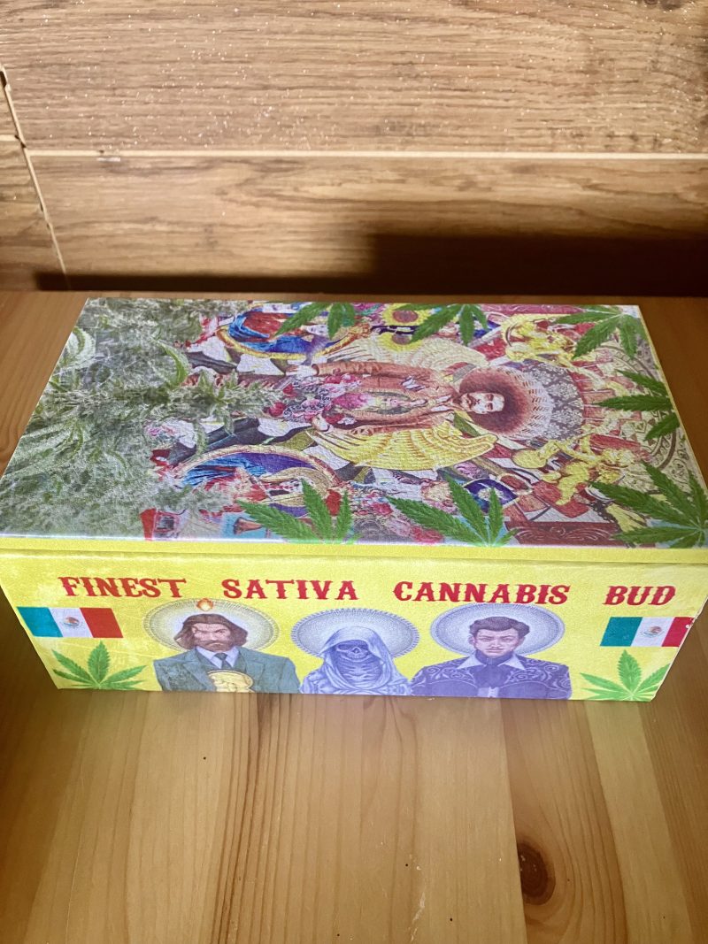 Large Mexican Themed Canabis Box - Image 2