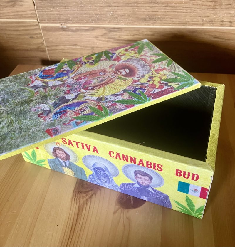 Large Mexican Themed Canabis Box - Image 3