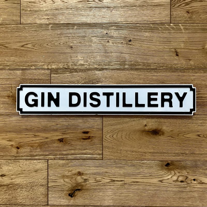 Gin Distillery Sign