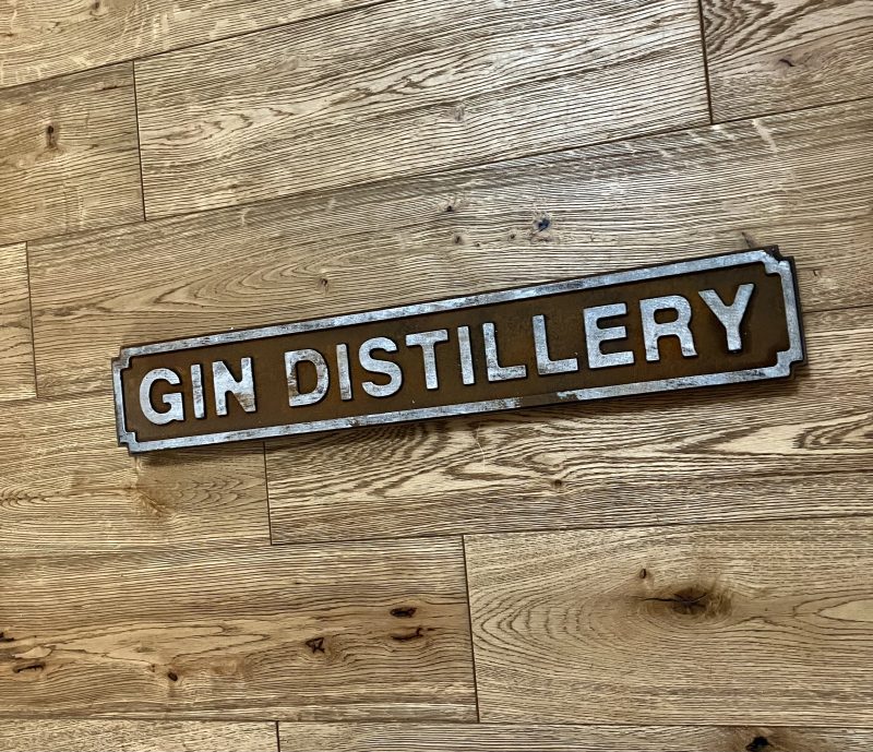 Rusted Gin Distillery Sign - Image 2