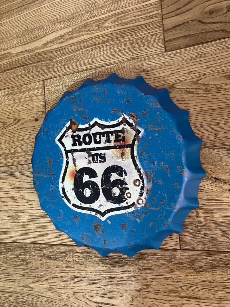 Route 66 Bottle Top Sign - Image 2