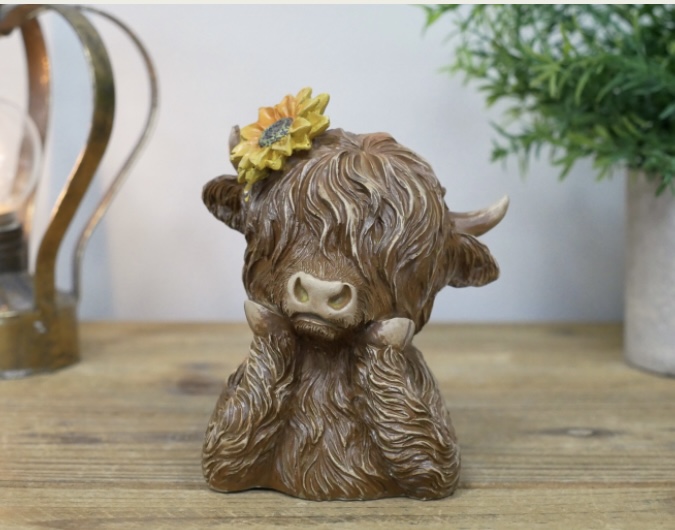 Highland Cow Bust